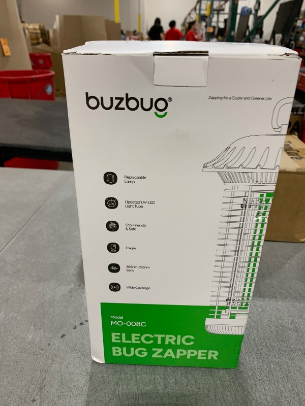 Photo 1 of Buzbug LED Bug Zapper Indoor Outdoor, 10 Years Lifespan, 6.5ft Power Cord, IPX4 Waterproof, High-Voltage, Mosquito Zapper, Fly Trap Mosquito Trap, Fly Killer Fly Zapper -MO008C
