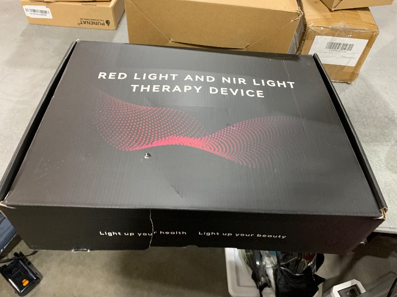 Photo 1 of Red Light Therapy for Face and Body, Red Infrared Light Therapy Lamp with Stand Led 660nm Red Light-Therapy& 850nm Infrared Light Device for Body