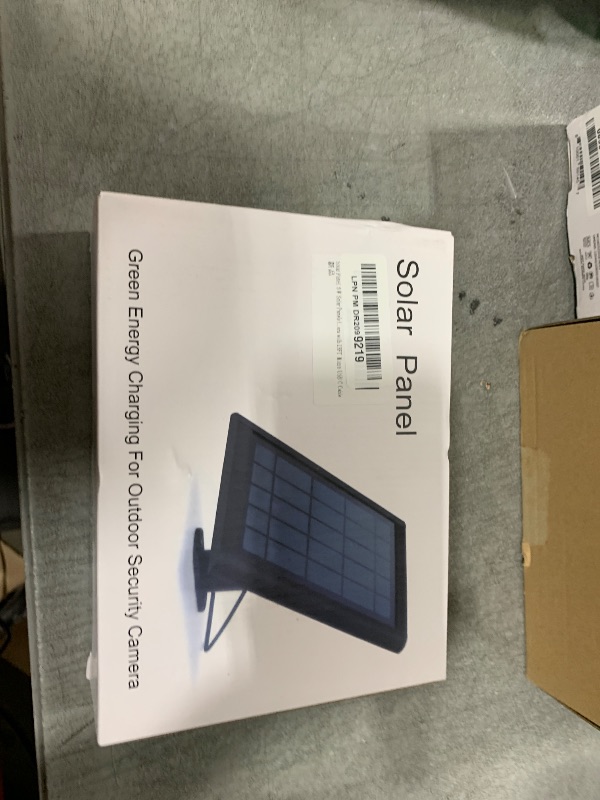 Photo 1 of Solar Panel, 5W Solar Panels for Ring Stick Up Cam/Ring Spotlight Cam Battery/Spotlight Cam Plus/Spotlight Cam Pro Outdoor Wireless Security Camera with 13FT Micro USB C Cable