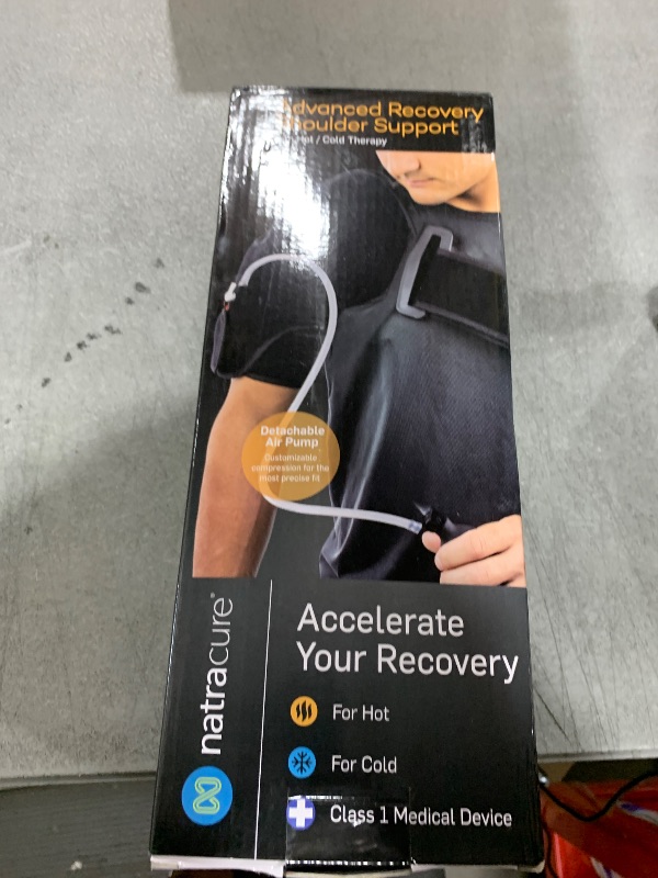 Photo 1 of NatraCure Advanced Hot or Cold Therapy Shoulder Ice Pack Wrap, Shoulder Brace for Shoulder Pain Relief - (Heating Pad for Rotator Cuff Injuries, Surgery, Gym Injuries, Baseball, Pitching) - 16032