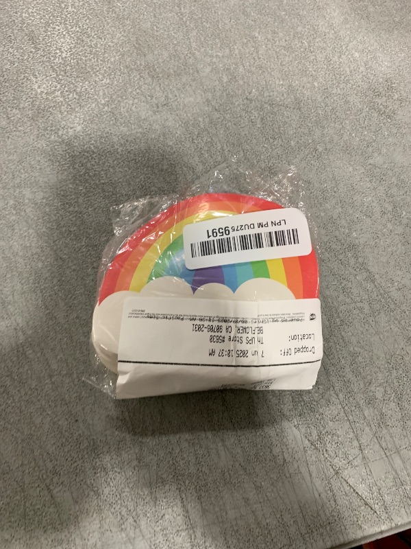 Photo 1 of 120 Pcs Rainbow Name Plates for Classroom Desks Colorful Rainbow Students Name Tags Self Adhesive Locker Labels Colored Bulletin Board Decoration for Classroom Teacher Back to School Party Decor
