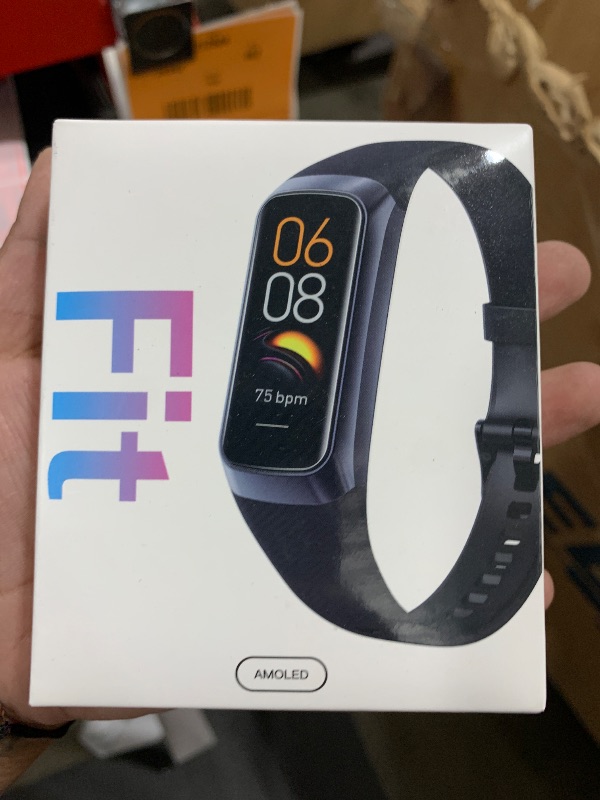 Photo 1 of VUHIGIB Fitness Tracker, 24/7 Heart Rate Blood Oxygen Blood Pressure Body Temp Monitor Sleep Calorie Tracker with 1.1" AMOLED Touch Color Screen Pedometer Smart Watch Waterproof for Women Men