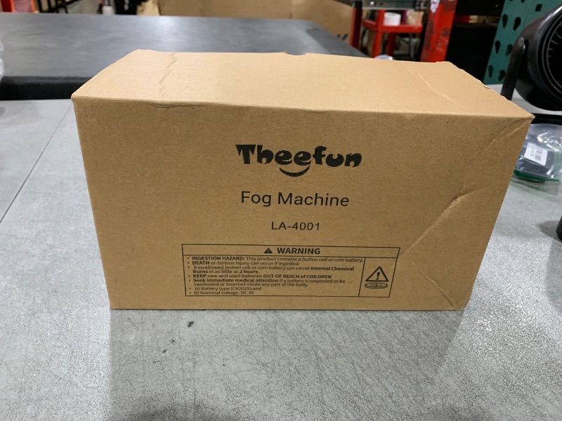Photo 1 of Fog Machine Theefun Smoke Machine 2500CFM 9 LED 12 Color Lights Strobe Effect Portable 350ml Big Tank Capacity with Wireless Remote Control Stage Smoke Machine Indoor Outdoor for Wedding DJ Party