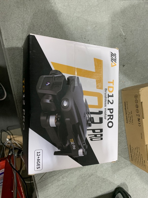Photo 1 of Toladrone TD12Pro Foldable Drone with Camera 4K HD for Adults, Brushless Motor RC Drone with 90° Adjustable Lens, Level 3 Wind Resistance, Optical Flow Positioning, Beginner-Friendly Features