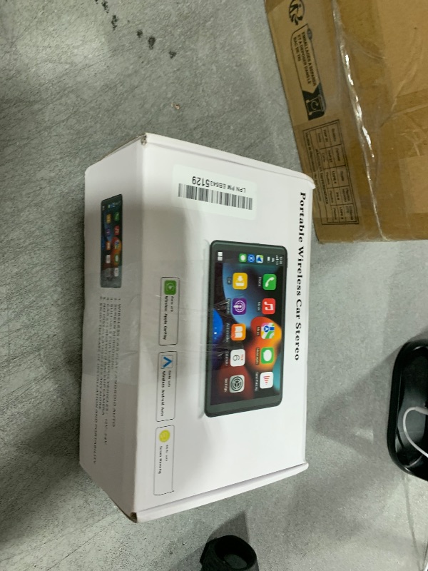 Photo 1 of Wireless Carplay Screen for Car 7" HD Portable Car Stereo Touchscreen with Apple CarPlay and Android Auto with Mirror Link/Backup Camera/Bluetooth/GPS Navigation/AUX for All Vehicles