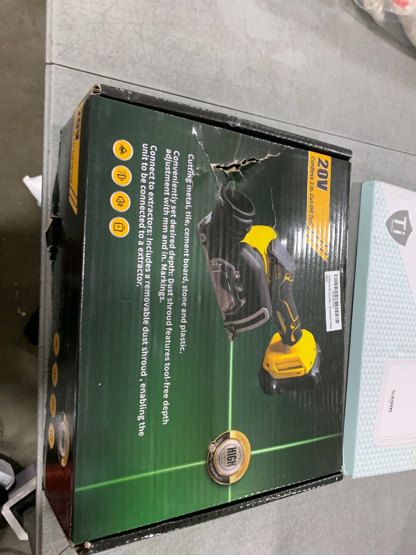 Photo 1 of Cordless Cut Off Tool Compatible With DeWalt 20V MAX Battery Compact Rotorazer Saw Brushless with 3" Blades,7,000RPM for Metal/Wood/Tile/Plastic Cutting(NO Battery)