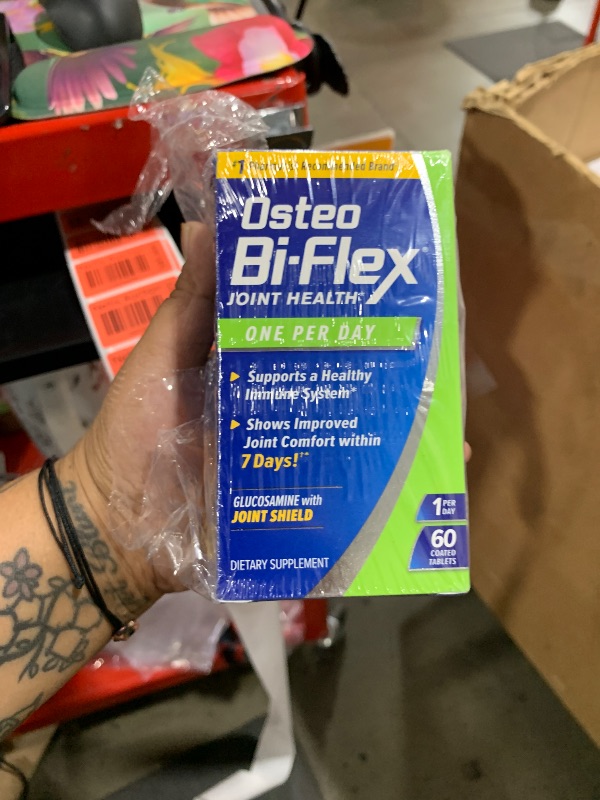 Photo 1 of Osteo Bi-Flex One Per Day, Glucosamine Joint Health Supplement with Vitamin D, Coated Tablets, 60 Count 