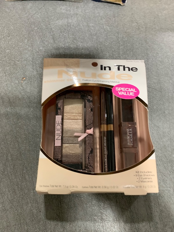 Photo 1 of Physicians Formula Shimmer Strips Custom Eye Enhancing Kit with Eyeshadow, Eyeliner & Mascara, Nude