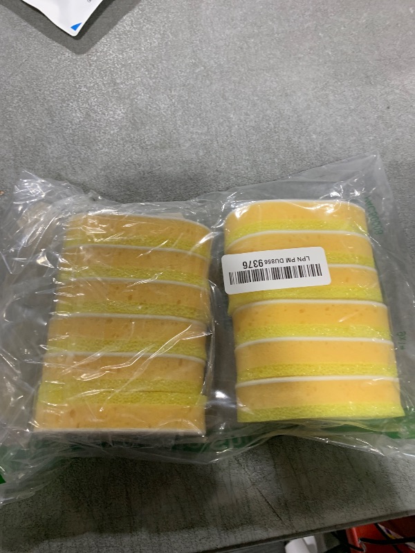 Photo 1 of 12Packs Dish Wand Sponge Refills for Scrub Daddy Dish Daddy - Replacement Heads for Dish Sponges, Non Scratch Dish Washing Scrubbers, Ideal for Kitchen Cleaning, Yellow (Only Sponge Heads)