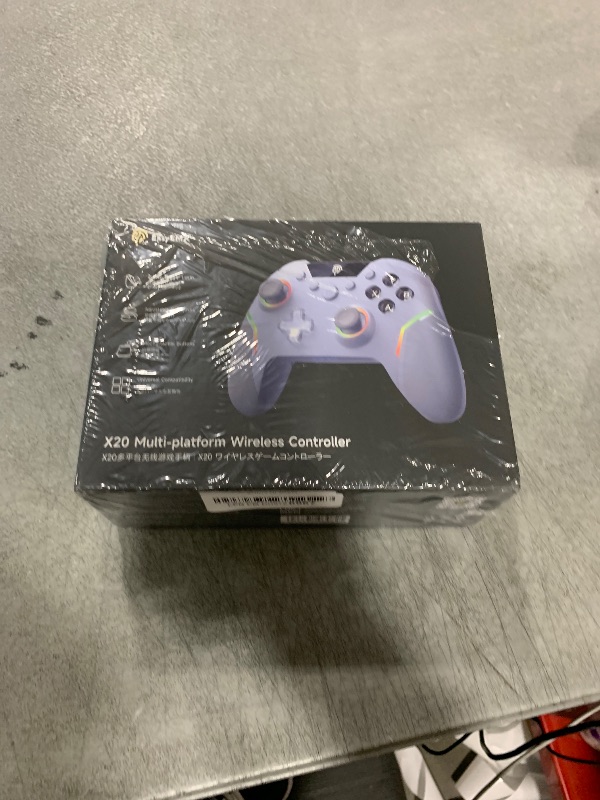 Photo 1 of EasySMX X20 Wireless Gaming Controller with RGB Backlit, 2-Stage Hall Effect Stick, 1000Hz Polling Rate, 6-Axis Gyro on Multi-Platform, Mech Buttons- Compatible with PC/Switch/Steam/Android
