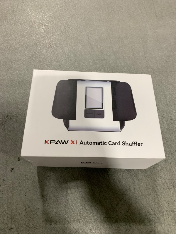 Photo 1 of KPAW Automatic Card Shuffler - One-Press AUTO & Manual Mode, Electric Shuffling Machine for 1-2 Decks, Low Noise, Rechargeable & Portable Shuffler Machine for Poker, UNO, Blackjack, Skip-Bo, Phase 10