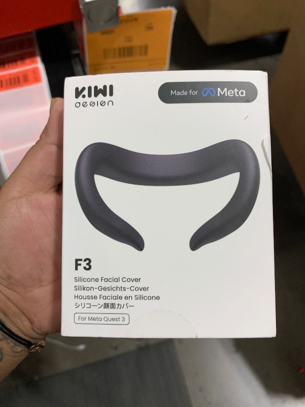 Photo 1 of KIWI design F3 Silicone Facial Interface Compatible with Meta/Oculus Quest 3, Sweatproof VR Face Cover Accessories, Not for Quest 3S