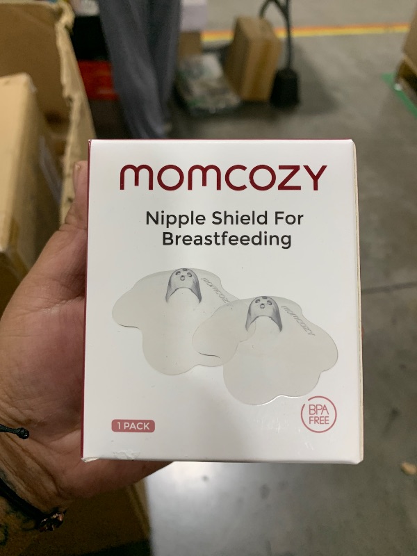 Photo 1 of Momcozy Nipple Shield, Floral Contact Nipple Shield for Breastfeeding Moms with Flat or Inverted Nipples, Made Without BPA/BPS, 24mm, 1 Pair
