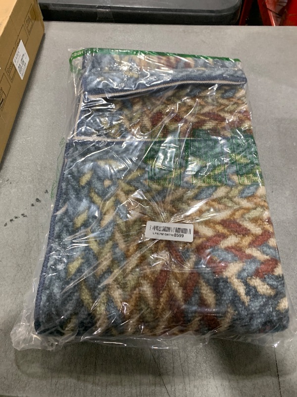 Photo 1 of Maples Rugs Marion Bohemian Braided Runner Rug – Made in USA – Washable, Non Slip Indoor Carpet for Hallway, Kitchen, and Laundry Room, 2' x 6', Multi-Color