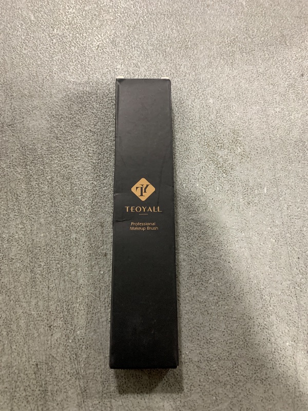 Photo 1 of TEOYALL Angled Concealer Brush, Synthetic Contour Brush for Blending Setting Buffing with Liquid, Cream and Powder Cosmetic (Angled Brush)