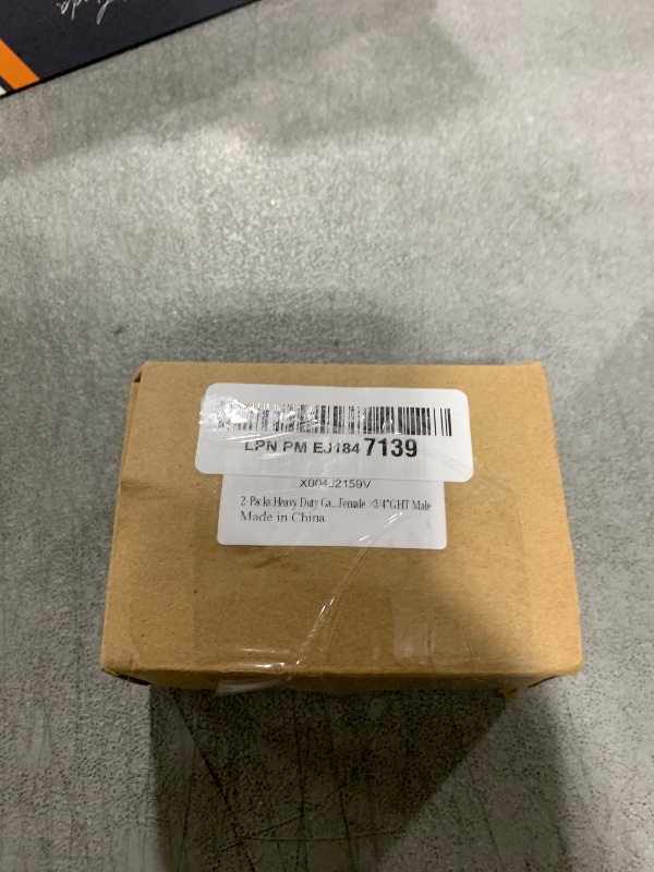 Photo 1 of Enoch's Land Garden Hose Shut Off Valve, 3/4" GHT Water Shut Off Valve 304 Stainless Steel Heavy Duty High Flow Garden Hose Connector(2 Packs)