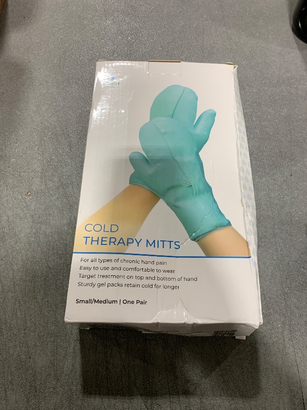 View 2 of NatraCure Cold Therapy Mittens - Small/Medium - for Sore, Aching Hands, Working Hands, Arthritis, Neuropathy, Chemotherapy, Chemo Care Package for Women, Cryotherapy, Edema Relief, Hand, Finger Pain