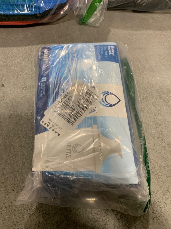 Photo 1 of Brita Standard Water Filter for Pitchers and Dispensers, BPA-Free, Reduces Copper, Cadmium and Mercury Impurities, Lasts Two Months or 40 Gallons, Includes 4 Filters for Pitchers