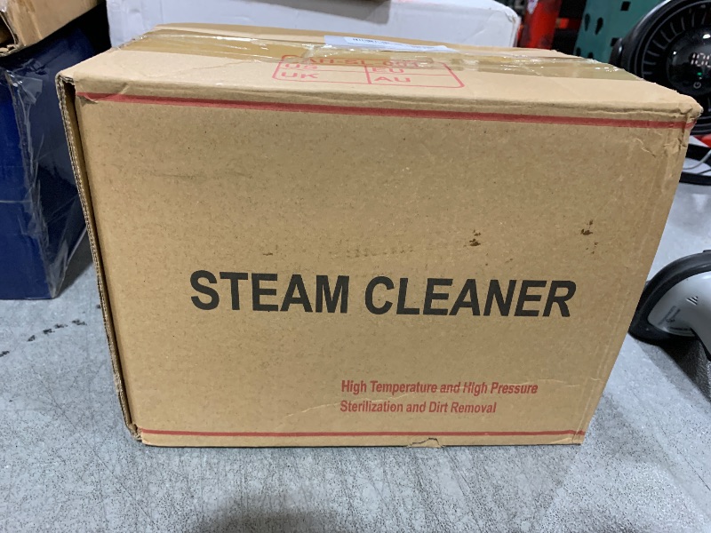 Photo 1 of High Temperature Pressurized Steam Cleaner 2500W Handheld High Pressure Steam Cleaning Machine Portable 110V 1000ml Tank for Kitchen Toilet Car (White) 190x150x130mm