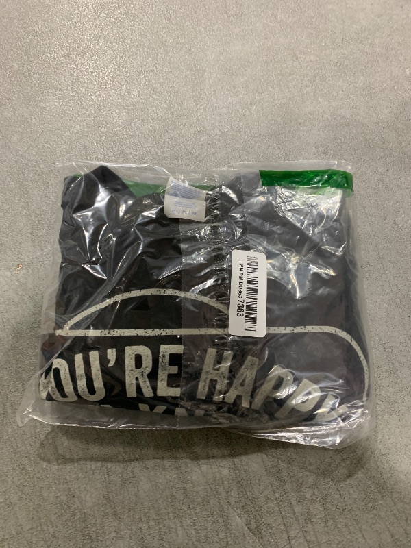 Photo 1 of Catch Some Rays Vintage Retro If You're Happy and You Know It T-Rex Dinosaur Unisex Adult Black Short Sleeve Classic Fit T-Shirt (SIZE UNKNOWN)
