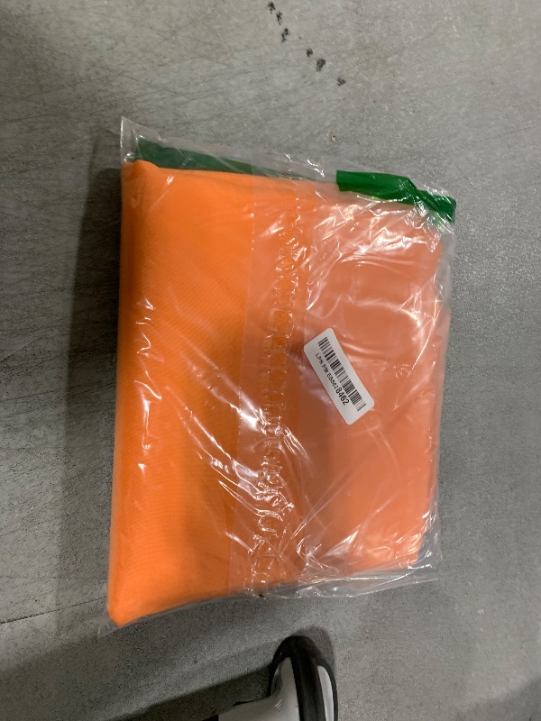 Photo 1 of Gee Di Moda Square Tablecloth - 70 x 70 Inch Orange Table Cloth for Medium Square or Round Tables - Heavy Duty Washable Fabric - for Buffet Table, Holiday Party, Dinner, Wedding & Baby Shower