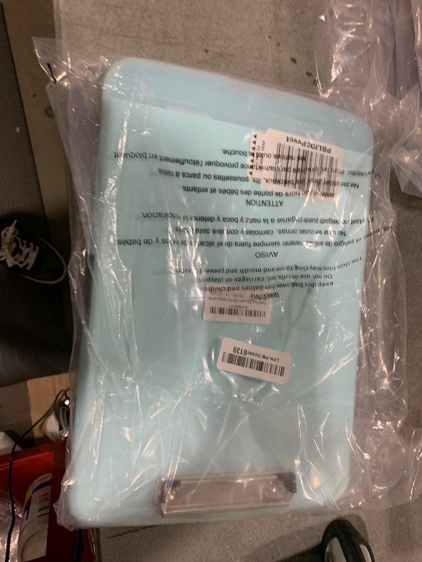 Photo 1 of Rimilak Plastic Clipboard with Storage, 8.5 x 11 High Capacity Folio Nursing Case with Pen Holder, Size 14.2 x 9.6 x 1.2? Folder Side-Opening for Classroom, Teacher, Smooth Writing, Light Blue