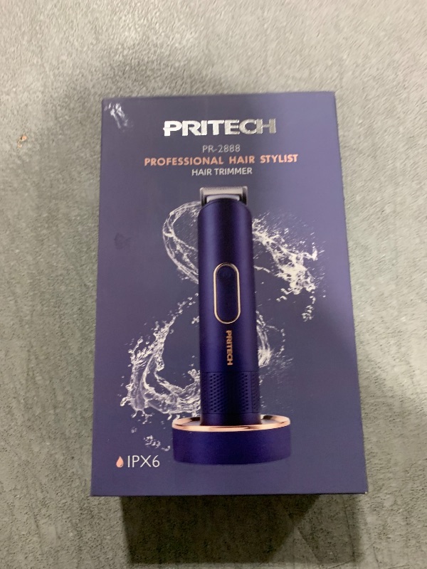 Photo 1 of PRITECH Beard Trimmer for Men, Waterproof Electric Razor, Rechargeable Men's Electric Shaver with USB Charging, Wet & Dry Use & Nick-Free Design, Balls & Sensitive Skin Safe(Night Blue)