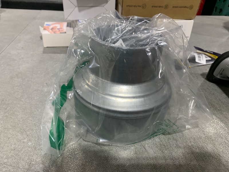 Photo 1 of Duct Reducter 6 to 4 Air Ducting Reducer Increaser Air Duct Adapter or Round Metal Pipe Reducer for Bathroom Kitchen Ventilation Systems