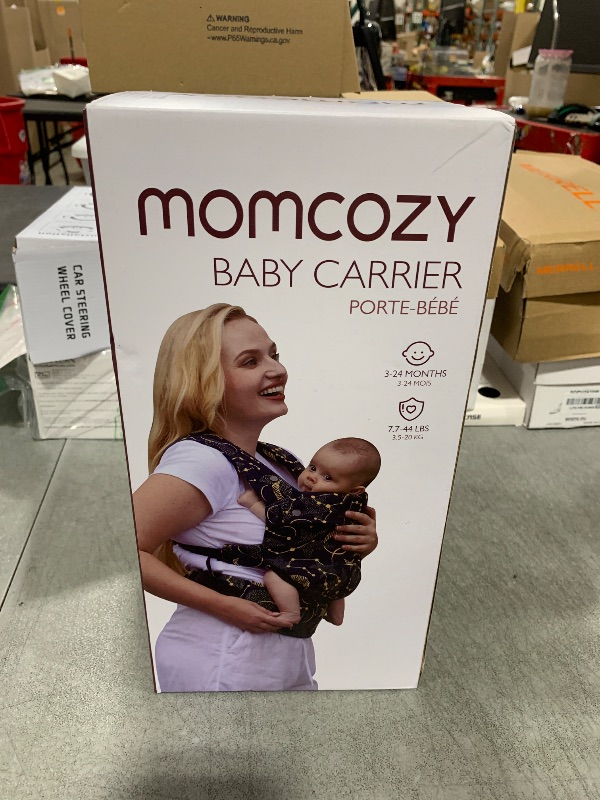 Photo 1 of Momcozy Baby Carrier - Ergonomic, Cozy and Lightweight Carrier for 7-44lbs, Effortless to Put On, Ideal for Hands-Free Parenting, Enhanced Lumbar Support, Purehug for Infant to Toddler, Houndstooth