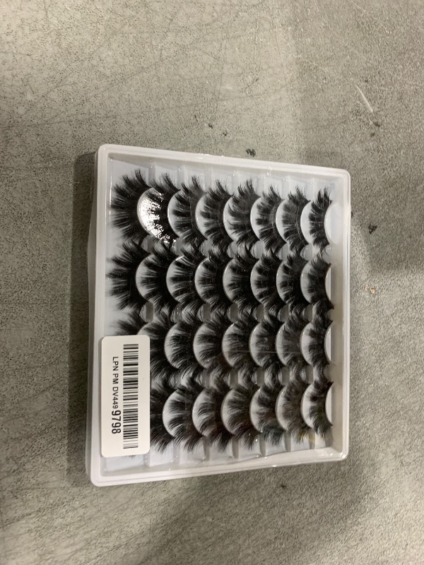 Photo 1 of Gmagictobo False Eyelashes 20MM Thick Mink Lashes Pack 16 Pairs Fluffy Dramatic Fake Eyelashes 2 Styles 5D Long Soft Handmade Eye Lashes Multipack