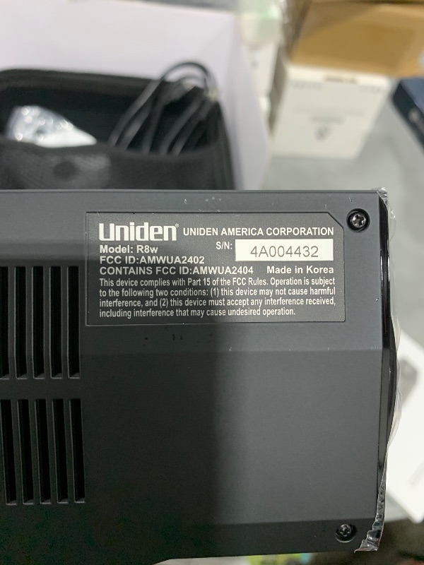 Photo 1 of Uniden R8W (New Model) Extreme Long Range Laser/Radar Detector, 360° Awareness, Directional Arrows, Wi-Fi, Bluetooth, GPS, Real-Time Voice Alerts, Red Light & Speed Camera Alerts, R/TACH App