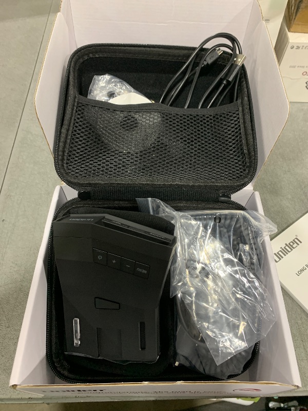 Photo 1 of Uniden R8W (New Model) Extreme Long Range Laser/Radar Detector, 360° Awareness, Directional Arrows, Wi-Fi, Bluetooth, GPS, Real-Time Voice Alerts, Red Light & Speed Camera Alerts, R/TACH App