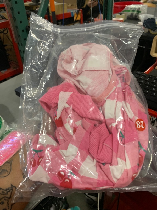 Photo 1 of Pink Dog Recovery Suit - Female/Male Onesie, Lightweight, Prevent Shedding & Licking, Medium/Large Dogs, Full Belly