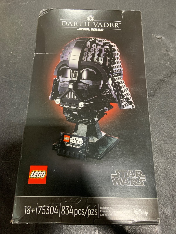 Photo 1 of LEGO Star Wars Darth Vader Helmet Building Set, Mask Model Kit for Adults to Build and Display, Collectible Star Wars Home Décor, Gift Idea for Classic Star Wars Fans, 75304