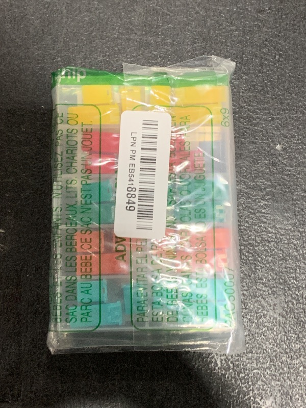 Photo 1 of CrocSee 30 Pieces Car Fuses Assortment Kit, Tall/Standard and Low Profile Box Shaped Automotive Fuses for Pickup Trucks, Cars, RVs, and SUVs