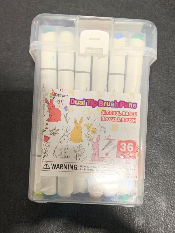 Photo 1 of Ohuhu Alcohol Markers: Mini Brush & Slim Broad 60 Illustration Colors Dual Tip Brush Tip Alcohol-based Art Marker for Artists Adults Coloring Illustration- Refillable - Kaala B Series of Ohuhu Markers