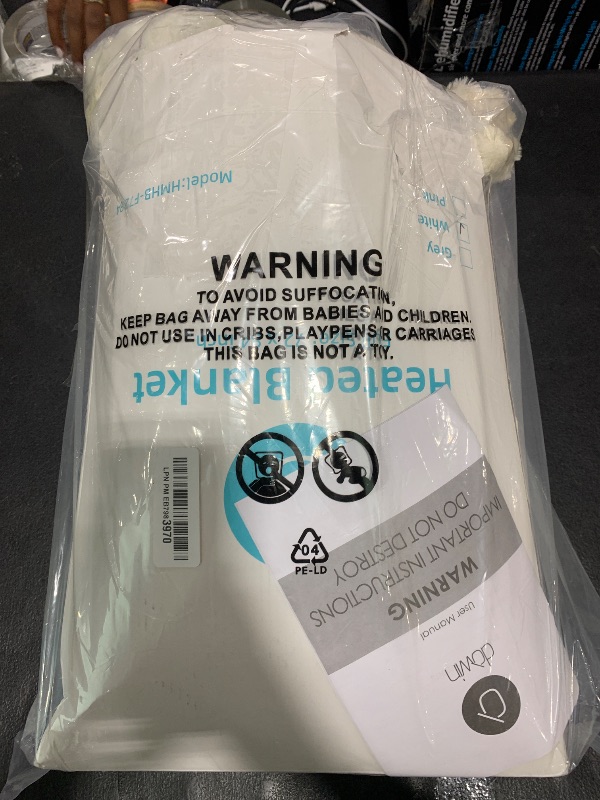 Photo 1 of Dowin Electric Blanket Full Size,72"x84" Faux Fur Heated Blanket with Single Controller, 5 Heating Levels &10 Hrs Auto-Off,Machine Washable,Beige