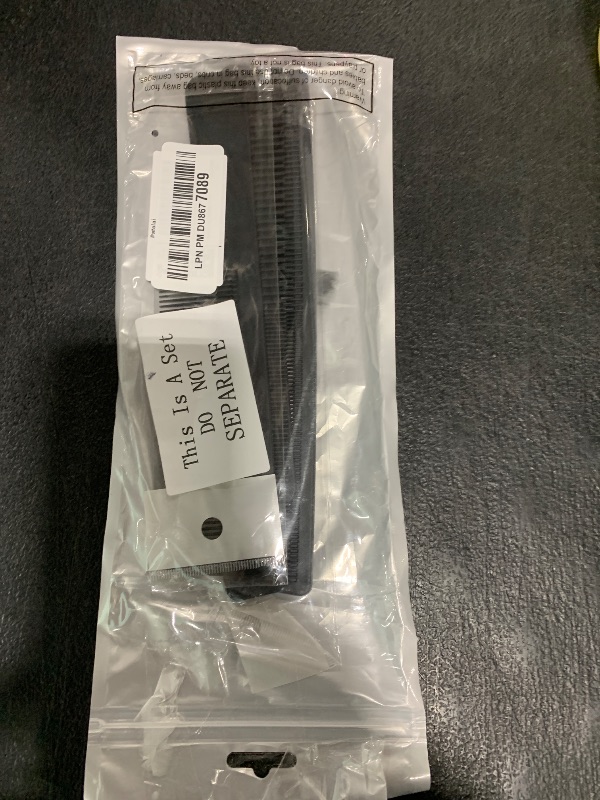 Photo 1 of 5 Pieces Hair Cutting Comb Barber Hair Styling Combs Fine Teeth Carbon Hairbrush Set Anti Static Heat Resistant Hairdressing Tapered Hairbrush for Men Women