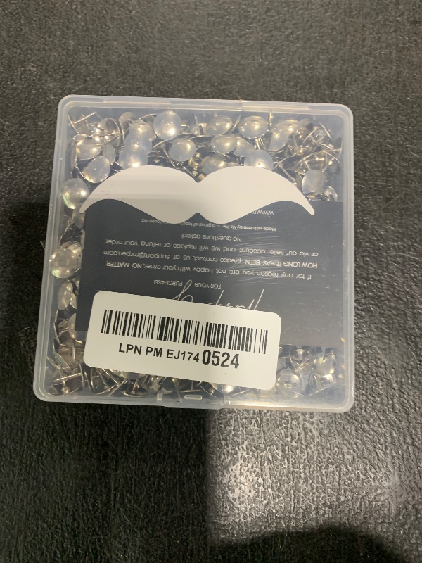 Photo 1 of Mr. Pen Thumb Tack, Flat Push Pins, Silver Thumb Tacks, 500 Pack