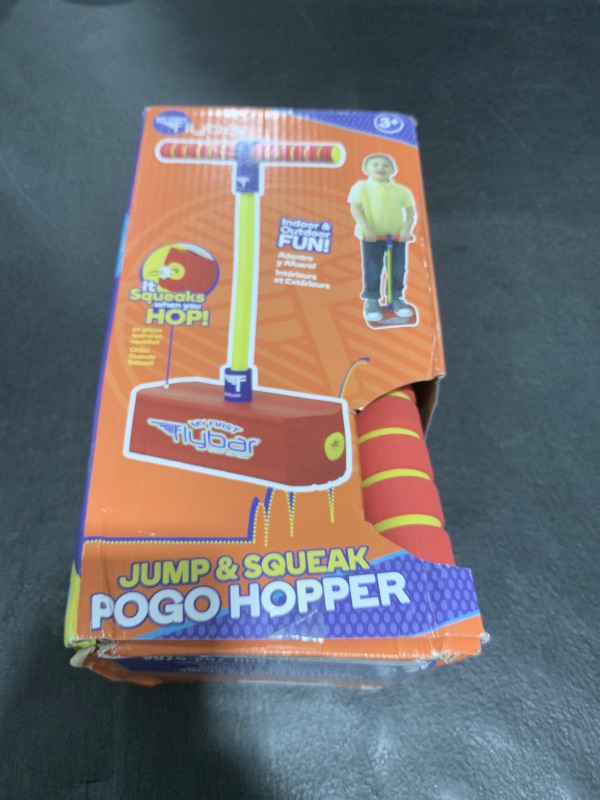 Photo 1 of Flybar My First Foam Pogo Jumper for Kids Fun and Safe Pogo Stick for Toddlers, Durable Foam and Bungee Jumper for Ages 3 and up, Supports up to 250lbs (Red)