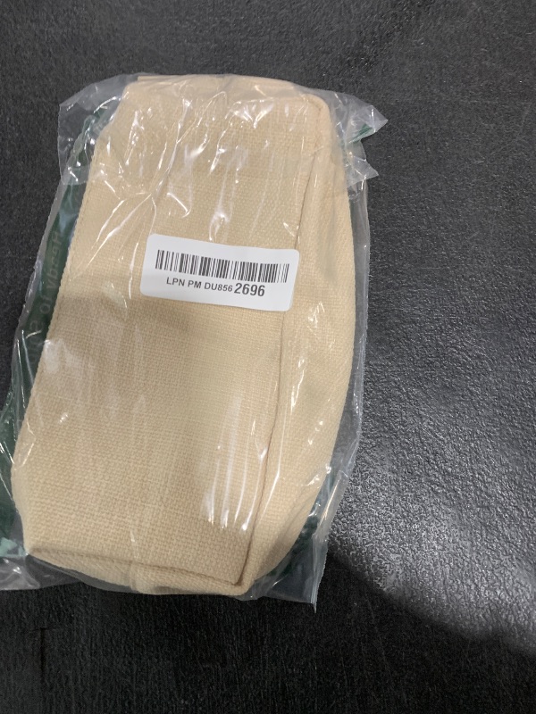 Photo 1 of ANGOOBABY Small Pencil Case Student Pencil Pouch Coin Pouch Cosmetic Bag Office Stationery Organizer For Teen School-Beige