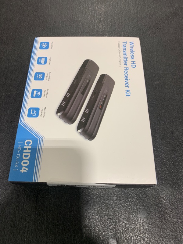 Photo 1 of Wireless HDMI Transmitter and Receiver,2025 Upgraded LED Display,4K Decode & 1080P Output,Plug and Play Portable 2.4G/5G Wireless HDMI Extender,Compatible with PC/Laptop/Camera/HDTV/Projector/TV Box
