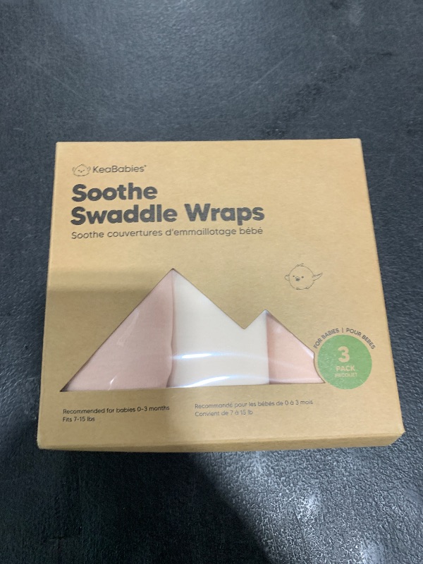 Photo 1 of KeaBabies 3-Pack Organic Baby Swaddle Sleep Sacks - Swaddles for Newborns, Infant 0-3 Months, Baby Girls, Boys, Soft & Snug Newborn Sleep Sack, Nursery Swaddling Blankets (Angelic)