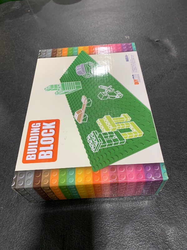 Photo 1 of ekuzi Building Bricks Compatible with Lego Classic, 500 Pieces Basic Bulk Building Blocks in Random Color