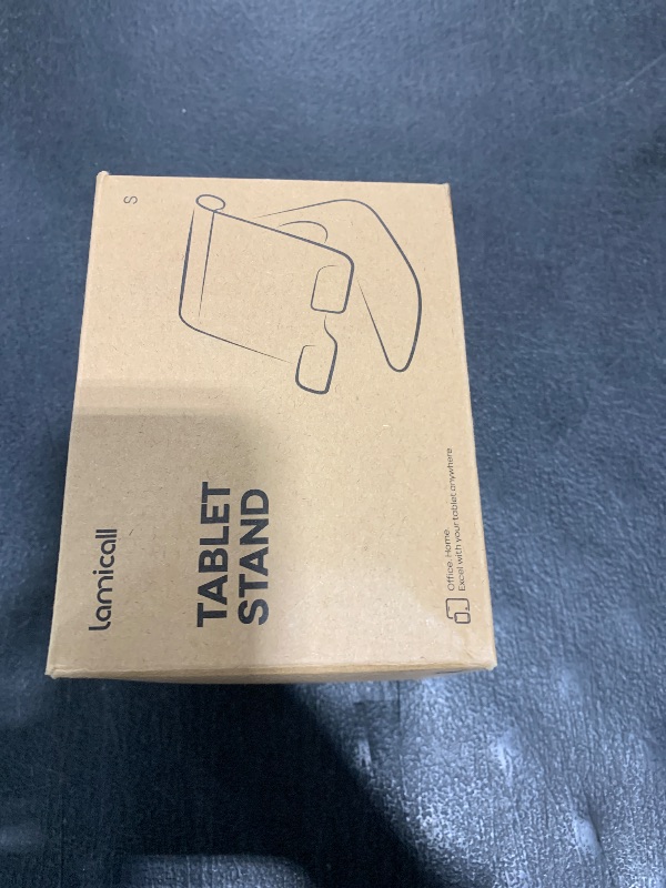 Photo 1 of Lamicall Tablet Stand, Adjustable Tablet Holder - Desktop Stand Dock Holder Compatible with 4-13" Tablet Such as iPad Pro 11, 9.7, 10.5, 12.9 Air Mini 4 3 2, Nexus, Tab, Silver
