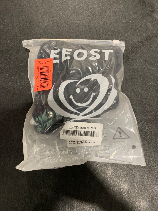 Photo 1 of EEOST Youth Special Needs Reusable Swim Diapers Swimwear for Incontinence Cloth Diaper Covers Waterproof,Leakproof, Unisex (5-8T, Black)