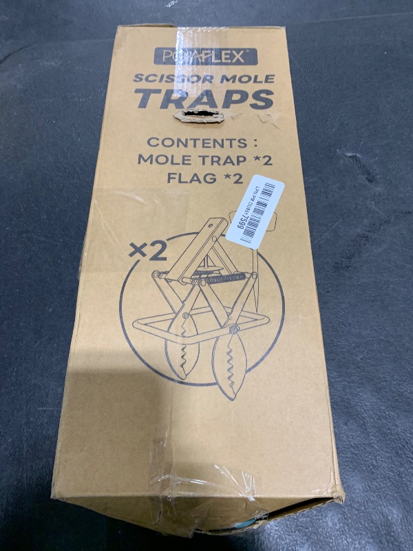 Photo 1 of Mole Trap Scissor 2 Pack, Upgraded Mole Traps for Lawns That Kill Best, Galvanized Steel Mole Killer, Easy Step Setup