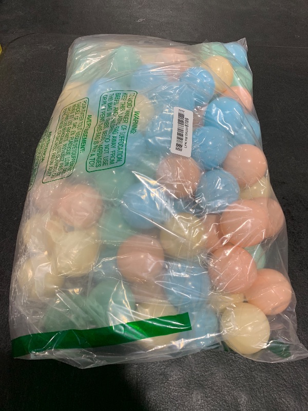 Photo 1 of TRENDBOX Ball Pit Balls 100 - Macaron Colors Balls for Ball Pit, Play Tent Baby Playhouse Pool Birthday Party Decoration (A-4 Macaron Colors)