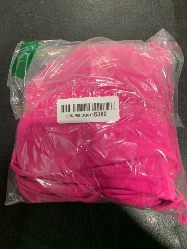 Photo 1 of Skirt Sets Women 2 Piece Outfits Sexy Y2K Going Out Tie Ruched Tube Crop Tops Pleated Low Rise Mini Skorts Hot Pink M