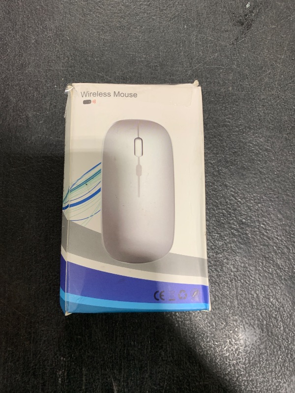 Photo 1 of WREANU Wireless Bluetooth Mouse Rechargeable Laptop Mice with LED Lights Silent Slim Use(BT5.2 and 2.4G Portable USB) Dual Mode Computer Mouse for Laptop/iPad/Tablet/Apple/Computer/Mac (Black)